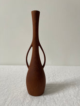 Load image into Gallery viewer, Hand Carved Wood Bud Vase
