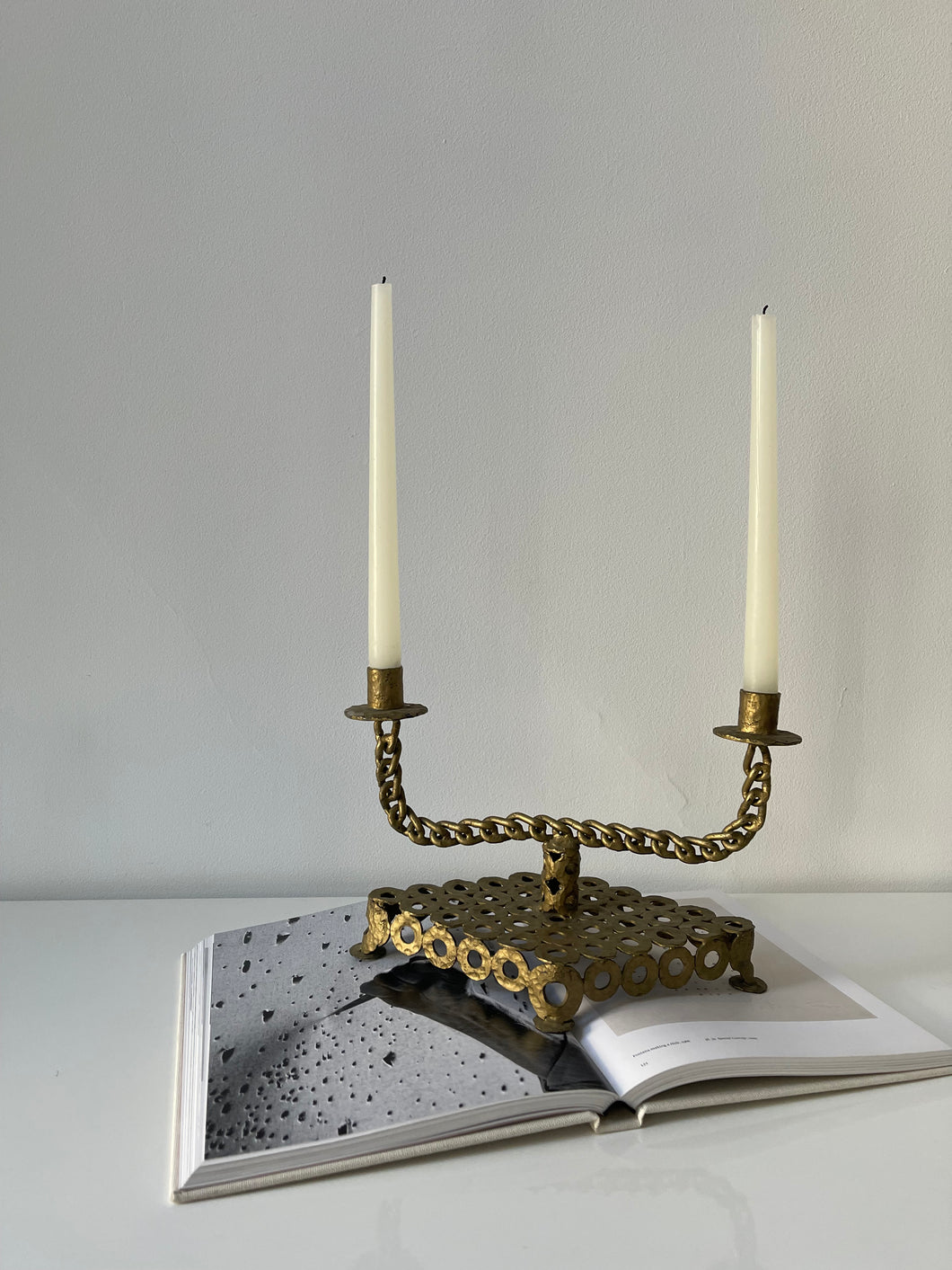 1960s Brutalist Candelabra