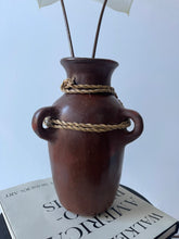 Load image into Gallery viewer, Clay Vessel with Rope Detail
