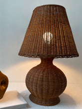 Load image into Gallery viewer, All Wicker Table Lamp
