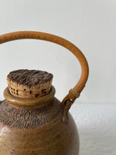 Load image into Gallery viewer, 80&#39;s Studio Pottery Jar with Cork
