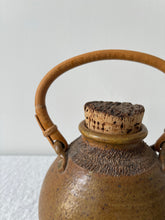 Load image into Gallery viewer, 80&#39;s Studio Pottery Jar with Cork
