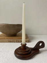 Load image into Gallery viewer, Handcrafted Wood Candle Holder
